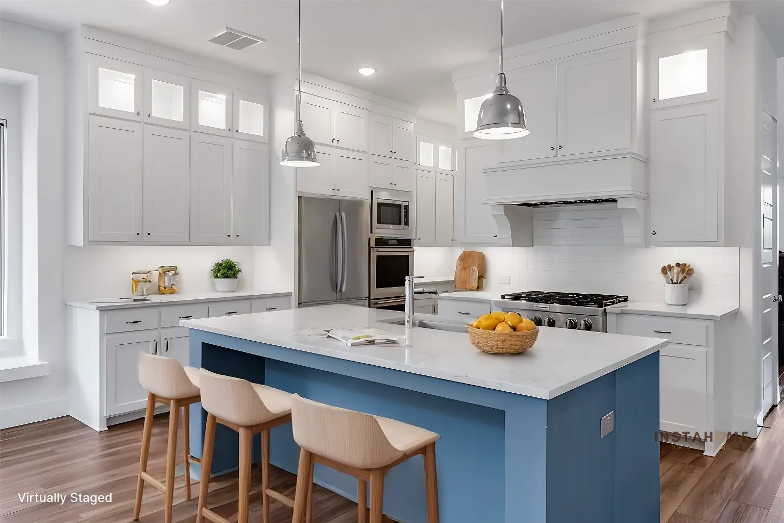 After Virtually Staged kitchen in standard Style