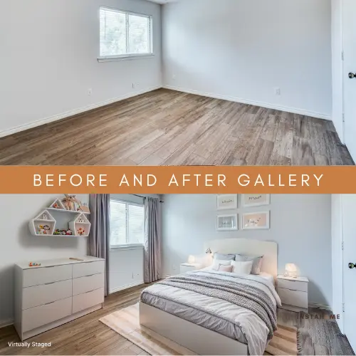virtual staging before and after photo gallery