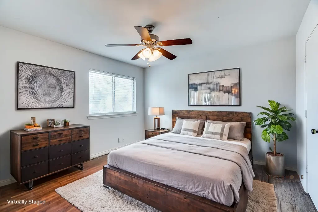 virtual staging insdustrial furniture design style